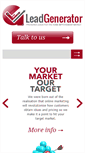 Mobile Screenshot of leadgenerator-uk.com